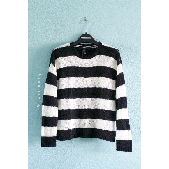 Forever 21 Sweaters - Forever 21 | Rugby Striped Loose Knit Sweater